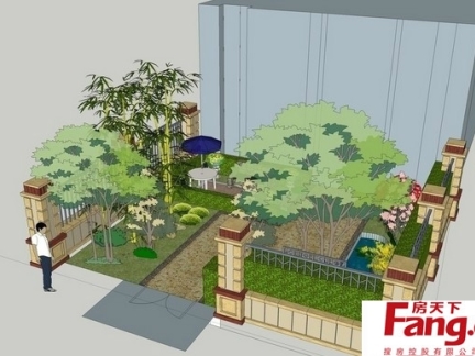 小庭院設(shè)計圖賞析